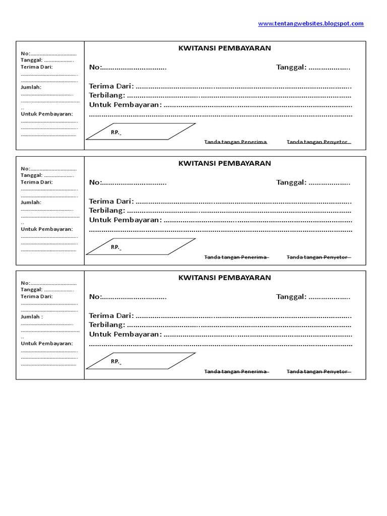 Kwitansi Ms Worddoc