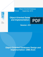 Object-Oriented Databases Design and Implementation: OMS Avon
