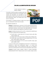 La Importancia de La Alimentación Del Pescado