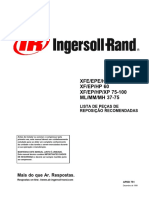 Ingersoll Rand - Lista de Peças 75 a 100 HP Cougar