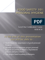Food Safety 101 - Personal Hygiene