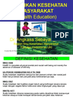 8 - Pendidikan Kesehatan Masyarakat - Dr. Angkasa Sebayang