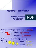 Razlomci Ponavljanje 5 Razred - Pps