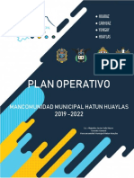 Plan Operativo Mancomunidad Municipal Hatun Huaylas - 2018-2020
