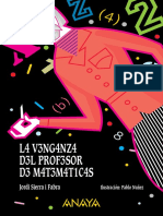 Libro La Venganza Del Profesor de Matematica