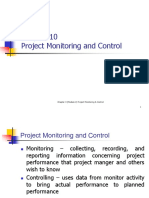 Chapter 3 (Module-2) Project Monitoring & Control 1