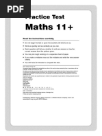 Bond 11 Plus Maths Sample Paper1 PDF