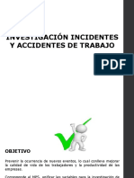 Investigación de accidentes e incidentes laborales