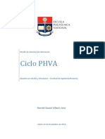 Diseño de Sistemas de Fabricación y el Ciclo PHVA