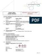 Sodium Nitrite MSDS Safety Summary