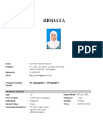 Biodata:: Nur Fatin Izzati BT Amram: PT11309, JLN Kapor, Kg. Mak Chili Paya, 24000 Kemaman, Terengganu: 0194904936