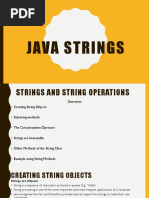 Java Strings