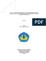 Analisis Finansial Pemanfaatan Ampas Tebu SBG Bahan Bakanr Pembangkitan Listrik Di PT GMP, Silva Anggun Larasati 2018 Skripsi s1 Unilam PDF