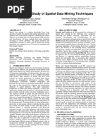 Comparative Study of Spatial Data Mining Techniques: Kamalpreet Kaur Jassar Kanwalvir Singh Dhindsa