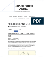 Teknik Scalping m15 - Pullback Forex Trading