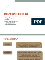 Impaksi Fekal