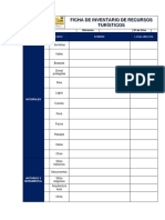 Ficha de Inventario de Recursos Turísticos