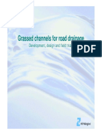 Grass Channels For Road Drainage