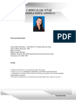 Curriculum Vitae: Daniela García Jaramillo