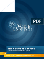 The Sound of Success: Essential Elements of Effective Speech