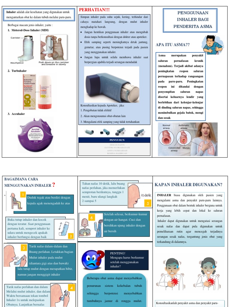 Panduan Penggunaan Inhaler Asma | PDF