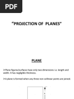 Projection of Planes