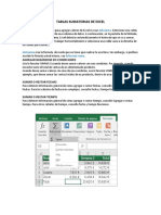 Tablas Sumatorias de Excel