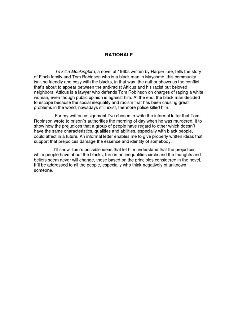 Tom Robinson's Letter on Racism | PDF | General Fiction