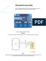 Arduino and A TTP224 Capacitive Touch Module