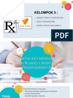 C8 KLP 5 PPRAKTIK KEFARMASIAN DI INDONESIA dAN RUANG LINGKUP PEKERJAANNYA