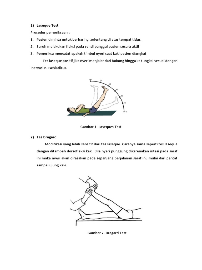 Laseque Test | PDF