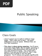 Public Speaking