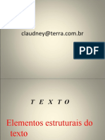 Elementos Estruturais Do Texto COESÃO E COERENCIA