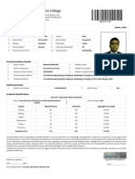 Print Application - Hooghly Mohsin College - Online Admissions Portal