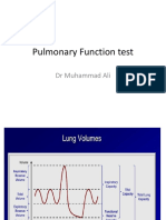Pulmonary Function Test: DR Muhammad Ali