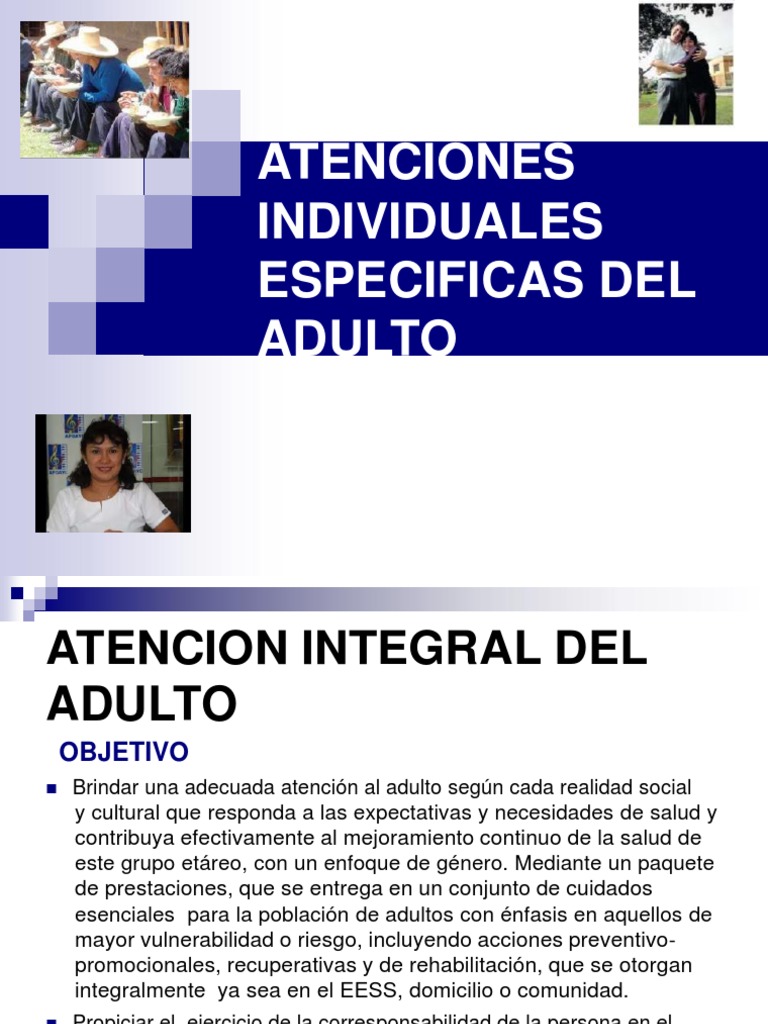 Atención Integral para Adultos Mayores | PDF | Adultos | Vejez