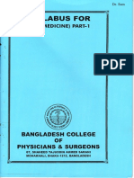 FCPS Part-1 Syllabus Medicine