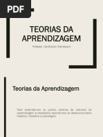 Teorias da Aprendizagem_Slides