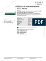 Esserbus Transponder SIE For 3rd Party Extinguishing Panels: Part-No. 808613.30