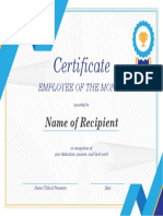 Certificate Example