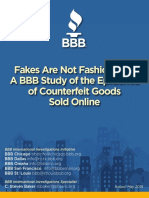 BBB study of counterfeit goods sold online