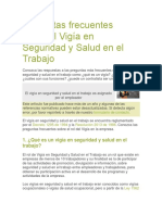 Vigía SST funciones empresa