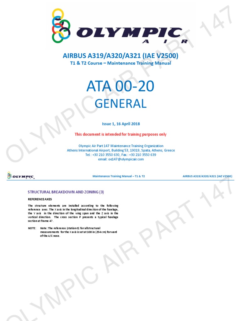 00 20 General PDF | PDF | Aircraft | Airbus