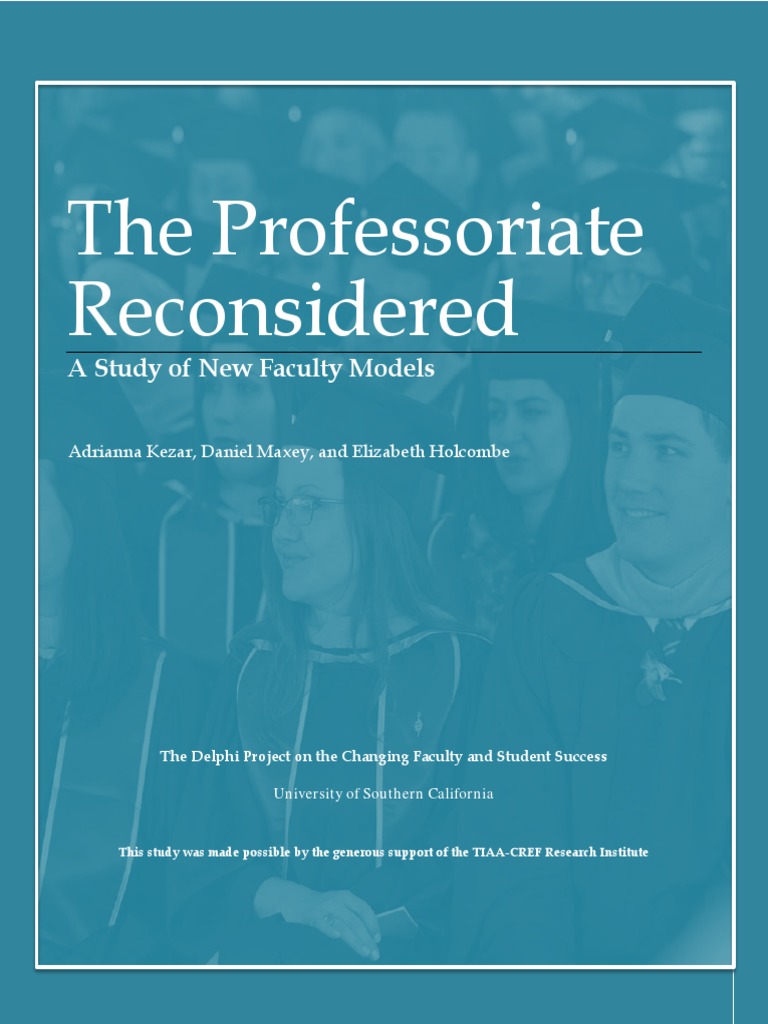 New Faculty Models for Higher Ed | PDF | Employment | Governance