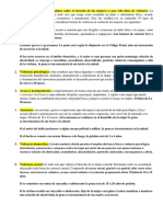 Sintesis de Delitos de La Ley Organica Sobre El Derecho A La Mujer A Una Vida Libre de Violencia