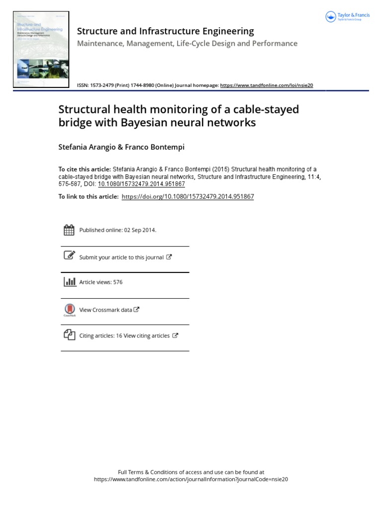 Structural Health Monitoring with Bayesian Networks | PDF | Artificial ...