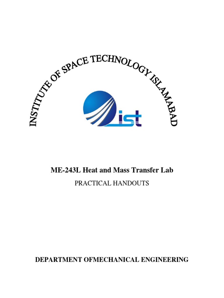Heat and Mass Transfer Lab Manual PDF | PDF | Heat Transfer | Thermal ...
