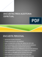 Encuestas Para Auditoria Espiritual