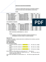 Ejercicios de Valuacion de Inventarios