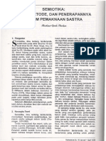 Semiotika - Teori Metode Dan Penerapannya Dalam Pemaknaan Sastra PDF